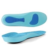 OSDUE Solette Ortopediche, Plantari Anti Dolore in EVA, Adatto per Piedi Piatti, Fascite Plantare, Metatarsalgia Plantare, Tendinite, Supporto Arco Plantare, Uomini E Donne, Blu 41-42