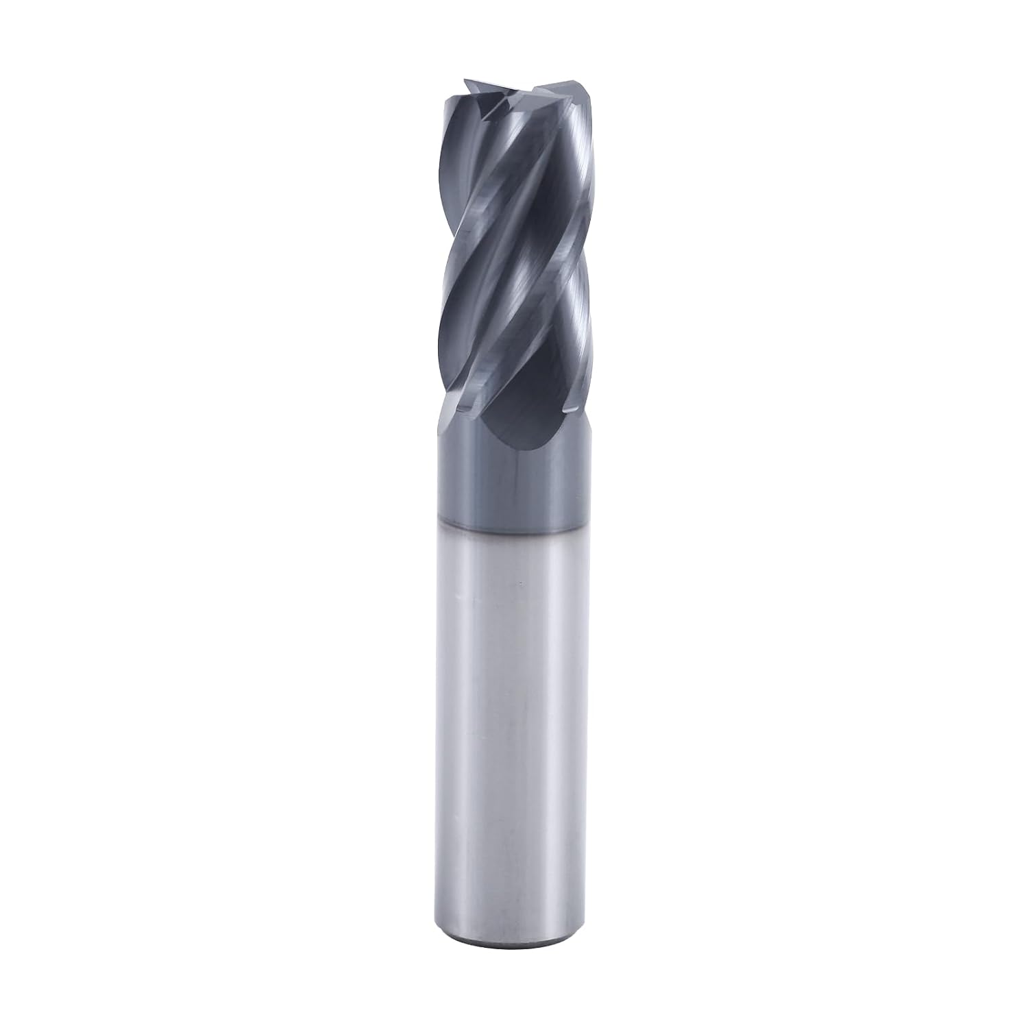 ISB Carbide Square End Mill Bits, 4 Flute 5/8'' Micro Grain Carbide Mill Bits for Alloy Steels/Hardened Steels, Perfect Ideal for DIYers and Professionals, 1 Piece