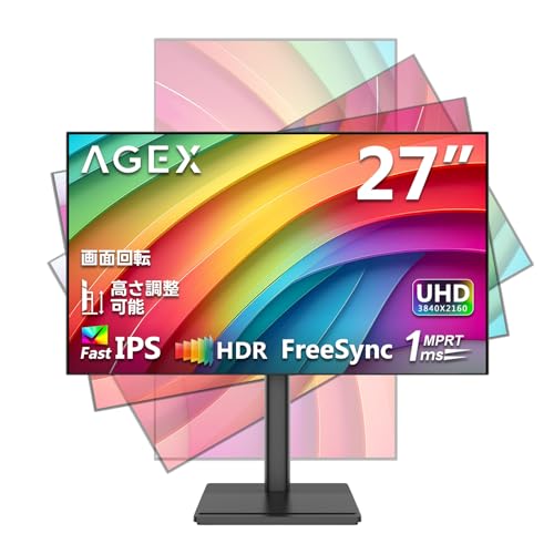 4K モニター 27インチ A27I4K ブラック