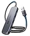 Produktbild WARRKY USB 3.0 Hub, 4-Port USB Verteiler [High-Speed, Aluminiumhülse] Ultra Slim Datenhub mit Nylon Geflochten Verlängerungskabel, Kompatibel für Mac, iMac, PS4, Surface Pro, XPS, PC, Flash Drive