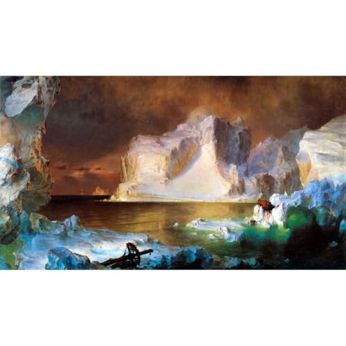 Poster Iceberg Frederick Edwin Church affiche murale 76.2x101.6 cm