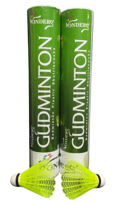 KES Badminton Shuttle Cock – Pack De 10 Volants En Plumes D'oie, Liège Haute Qualité, Pour Intérieur/extérieur