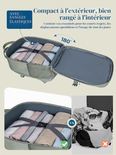 Bagage Cabine 40x30x15 pour Air France British Airways Jet2 Sac à Dos – vue 3