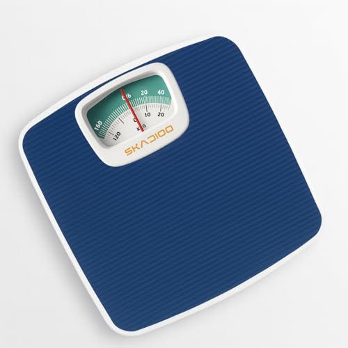 SKADIOO Mechanical Body Weight Scale for Home | Analog Weighing Machine for Adults | 130 kg Capacity | Durable Non-Digital Weight Machine for Home & Gym