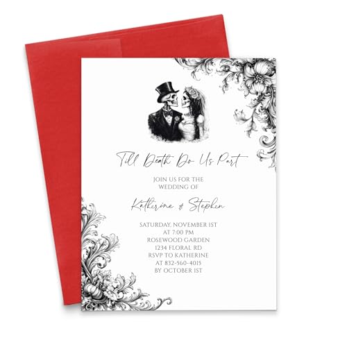 Gothic Save the Date Card Invites