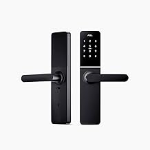 Fechadura Eletrônica Digital AGL H20 Black WiFi com Biometria, Senha, TAG RFID e App