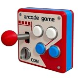 Retro Arcade Switches Panel | Vintage Arcade Wall Decor With Clicky Joystick And Colorful Buttons, Interactive Game Room Wall Art, For Kitchen Living Room Bedroom Bathroom Office Hotel Housewarming