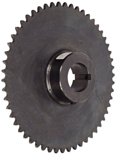 Martin Roller Chain Sprocket, Bored-to-Size, Type B Hub, Single Strand, 35 Chain Size, 0.375