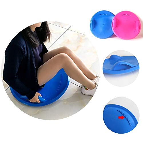 image for GOBEAUTY Snow Saucer Sled Plastic Snow Disc Saucer Sled Round Downhill