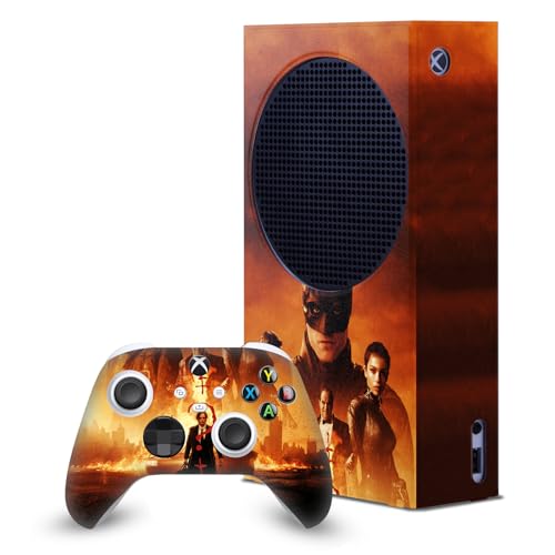 Skin Xbox Series S décor salon gamer affiche The Batman noir