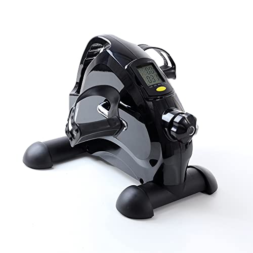 Mini Bike Ergométrica Preta Fisioterapia Simulação Bicicleta Portátil Pro