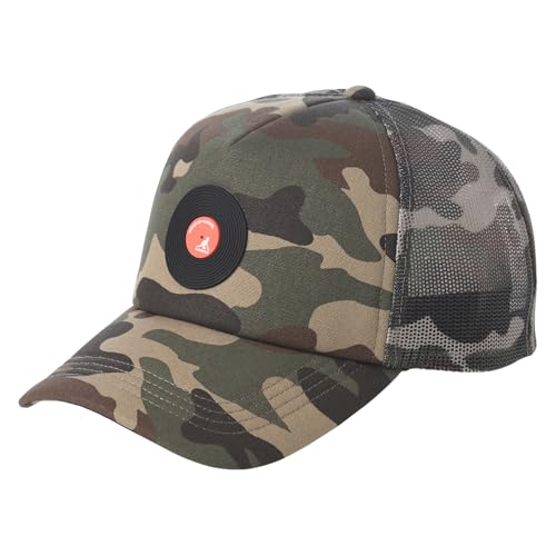 [KANGOL(カンゴール)] キャップ 帽子 メンズ レディース KANGOLF RECORD TRUCKER（カンゴルフ レコード トラッカー） カモフラージュ Fサイズ kglf008-camo-F