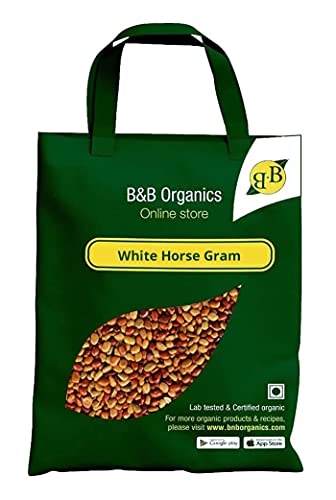 Image of B&B Organics White Horse Gram(5 kg) / Traditional Lentil /Vellai Kollu Paruppu