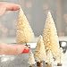 Factory Direct Craft 18 Frosted Cream Bottle Brush Miniature Sisal Trees