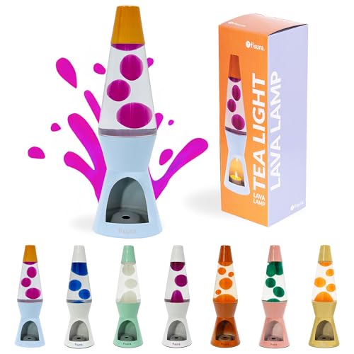 Fisura: Lámpara de lava con vela. Lámpara