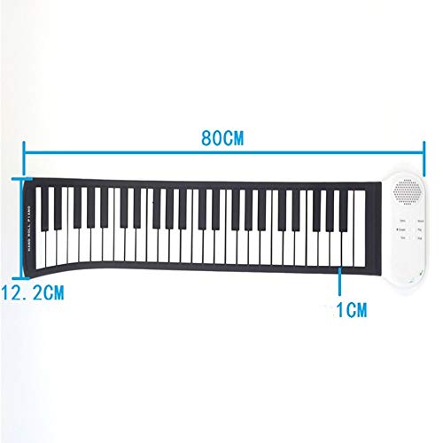 Piano roulé à la Main 49 Touche épais Clavier Rouleau Main Piano Femme Pliant Étudiant Main Piano Roll électronique Portable for Les Enfants débutants Convient pour la Maison et la Maternelle - Les Beatles, Paul McCartney, John Lennon, RIngo Starr, George Harrison Piano roulé à la Main 49 Touche épais Clavier Rouleau Main Piano Femme Pliant Étudiant Main Piano Roll électronique Portable for Les Enfants débutants Convient pour la Maison et la Maternelle – Image 6