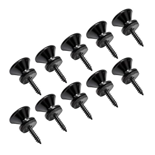 10 botones para correa de guitarra, pasadores finales, para bajos eléctricos, calle, seguridad, fácil instalación
