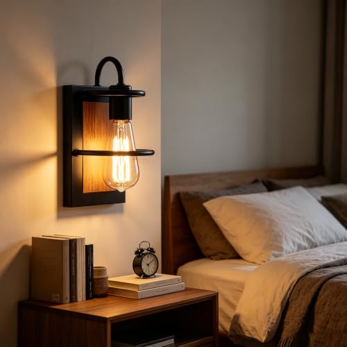 Lámparas de pared retro E27 para iluminar pasillos oscuros y escaleras estrechas 7