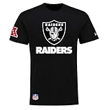riders laax Erstklassiger Tragekomfort New Era NFL Oakland Raiders T-Shirt Herren schwarz, M