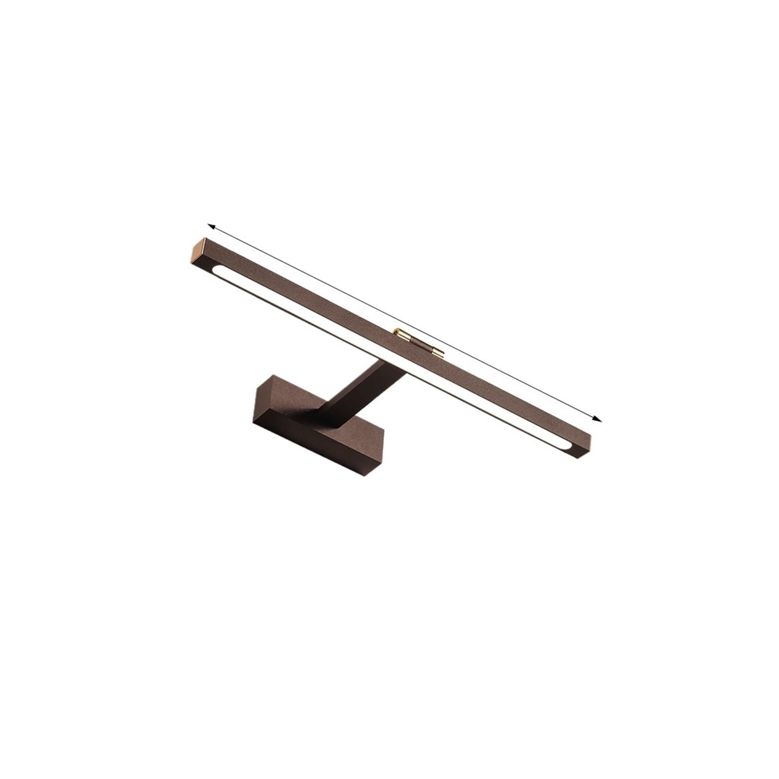 CUDTAPI Modern Led Wall Light Indoor For Room Bedroom Beside Living Room Bathroom Led Wall Lamp, Nordic Picture Light Wall Sconce Light(5500-7000K,BROWN 100CM)