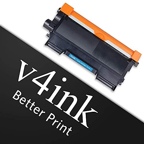 V4Ink Compatible Toner Cartridge Replacement For Brother Tn450 Tn420 Black Toner Cartridge High Yield Use For Hl-2240D Hl-2270Dw Hl-2280Dw Mfc-7360N Mfc-7860Dw Intellifax 2840 2940 Printer (Black) #TOP6