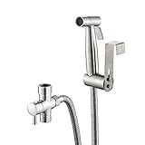 Sprayer Toilet Bathroom Cleaning Stainless Steel Shower Head Suitable for Pet Bath, Squatting Pan and Floor