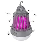 Cuerpo totalmente fabricado en ABS material plástico duradero y muy resistente con rejilla abierta a 360 grados sin cierre, por lo que los insectos serán atraídos por la luz desde cualquier punto sin salida. Funciona con 3 pilas AAA (no incluidas en el paquete). Perfecto para camping, jardines y terrazas en el interior, pero también para interiores como tiendas, apartamentos y oficinas.