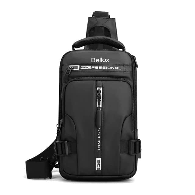 Travel gadget body bag | Men & Women Cross Body bagpack with Charging Port | Multipocket Travel mini sholder Sling Backpack | Lightweight Sport Cycling Cross bag pack
