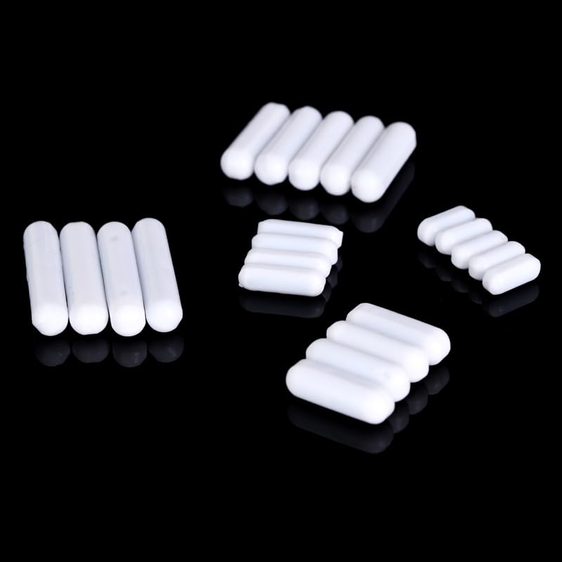 Mieszadło magnetyczne z polietylenu i PTFE – model kształtowy, 10 szt., formowanie zintegrowane, odporne na działanie chemikaliów(C300(D7xL30mm))