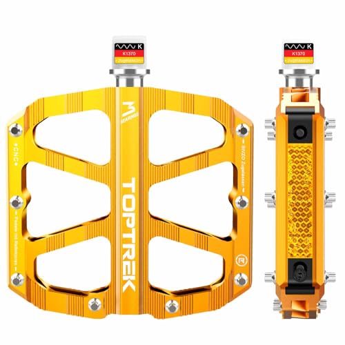 Pédales de vélo Toptrek antidérapantes pour rouler sans glisser