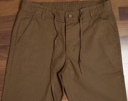 Image of DIVISIVE Men's Loose Fit Linen Blend Cotton Pants