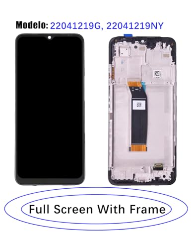 Écran LCD pour Redmi 10 5G et Redmi Note 11e noir avec châssis - 2