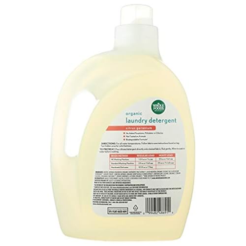 Whole Foods Market, Organic Laundry Detergent