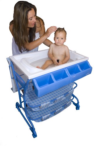 Baby Diego Bathinette Deluxe, Blue - Thumbnail 2