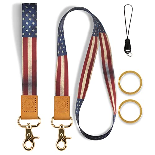 Cordón para llaves, cordón para cuello y muñeca, llavero para tarjeta de identificación, llavero, cartera, crucero, escuela, cordón de bandera para agradecimiento al profesor, conmemoración, día del