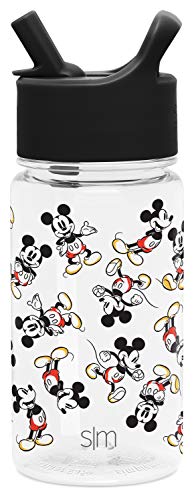 Simple Modern Disney 16oz Summit Kids Tritan Water Bottle with Straw Lid