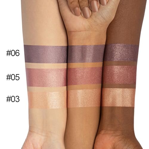 3pcs Cream Eyeshadow Sticks,Ombre à paupières haute pigmentation et chatoyante Crayon,Stylo ombre à paupières longue tenue, crayon éclaircissant pour le maquillage des yeux, résistant à l'eau – Image 6