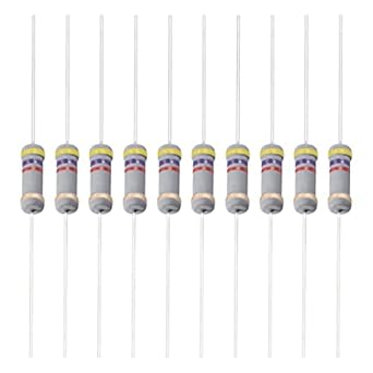 100Pcs 200 Ohm Resistor, 1 / 4W 5% Tolerance Carbon Film Resistors, Axial Lead, 4 Bands For DIY Electronic Projects And Experiments