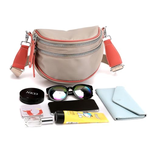 Image of Casual Nylon Crossbody Purse Bag Waterproof Lightweight Shoulder Bag for Women Handbag