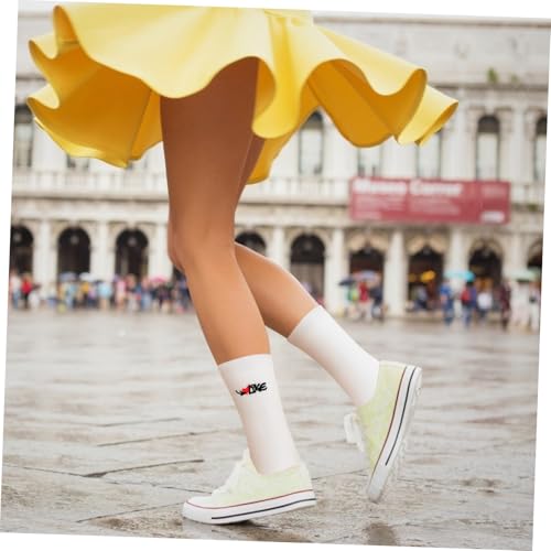 Calcetines blancos de algodón cómodos y fáciles de limpiar 2