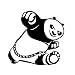 Produktbild SUPERSTICKI® CCI131 - Kung Fu Panda Black 6 x 5.5 in