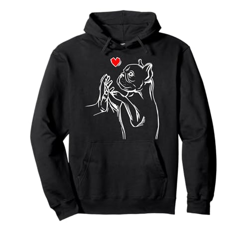 Französische Bulldogge Liebe Frenchie Frauchen Geschenkidee Pullover Hoodie