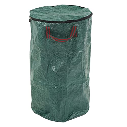 Bolsas de recolección de hojas de jardín reutilizables verdes de 45x76cm 6