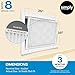 Simply 16x25x1 Air Filter, MERV 8, 6 Pack, For Home AC Furnace & HVAC (Actual Size: 15.75