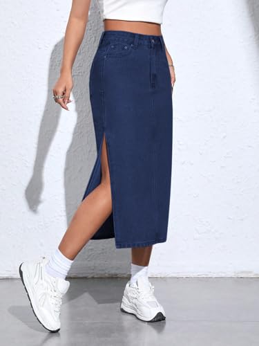 Aahwan blue denim skirt – image 3