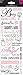 Sandy Lion SB4X12CL Beginnings-Baby Girl Word Clear Sticker 4''X12''