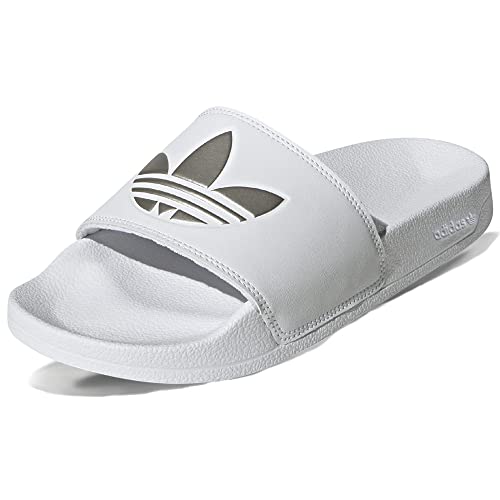 adidas Damen Adilette Lite W Sneaker, Cloud White Cloud White Matte Silver, 40.5 EU