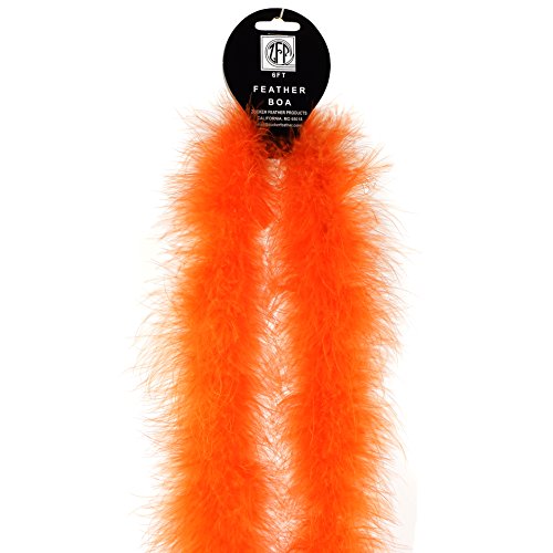 Zucker - 2 Yard Marabou Feather Boa - Solid Colored Costume Boa - Soft Craft Boa - Heavyweight 3” Cosplay Boa - Range #TOP4