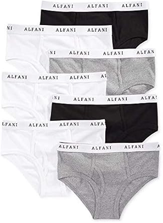 Amazon.com: Alfani - Calzoncillos de algodón para hombre, 7 unidades, color  blanco/negro/gris, XL : Ropa, Zapatos y Joyería