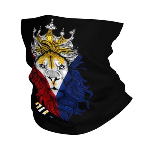 Philippines Flag & Lion Neck Gaiter Face Mask